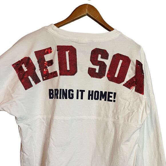 Victoria’s Secret pink Boston red sock sequin shirt - Picture 9 of 10